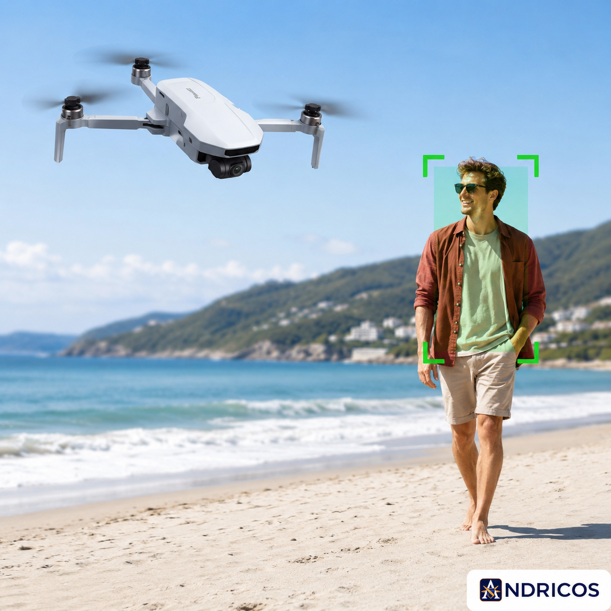 ANDRICOS Compact Field Imaging Drone — Potensic ATOM Under 249g 4K Camera Drone with 3-Axis Gimbal, GPS Auto Return, 6KM Transmission, Brushless Motor & Fly More Combo