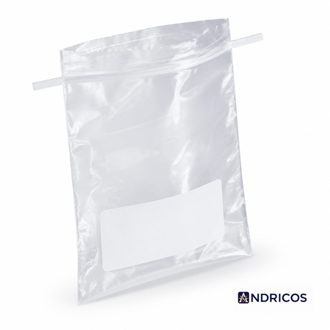 ANDRICOS Sterile Sampling Bags — 100 Pack 700ml PE Sample Bags with Wire Closure for Environmental, Water, Food & Field Testing Workflows
