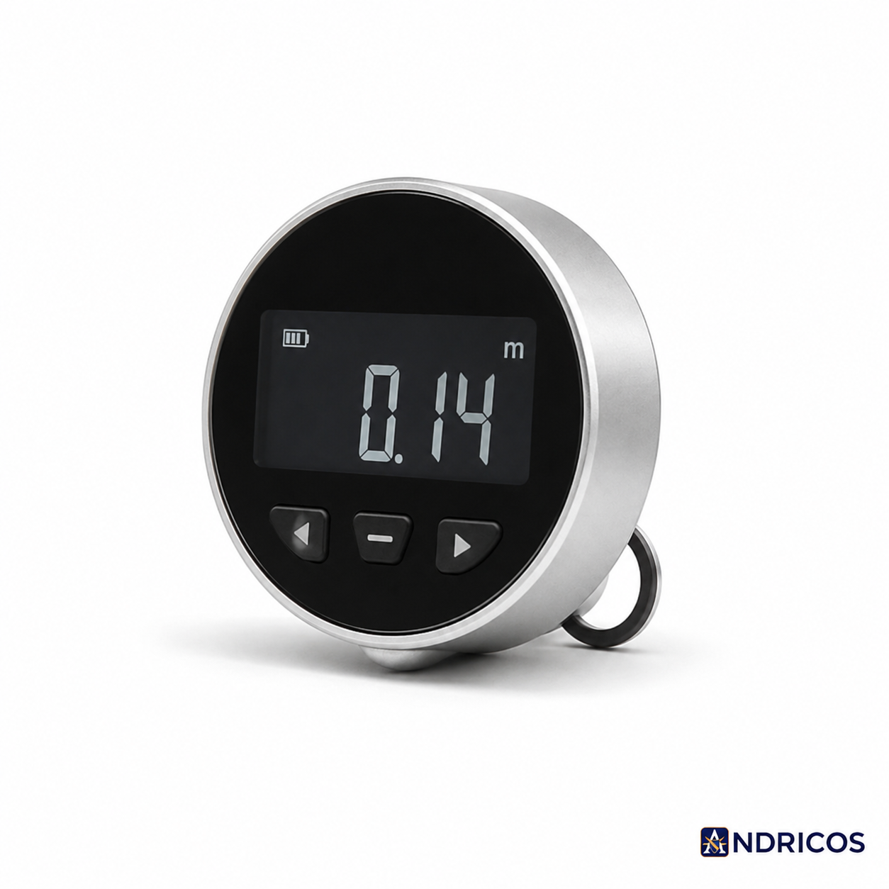 ANDRICOS Digital Rolling Tape Measure — Aramox Rechargeable Electronic Roller Ruler with LCD Display, 199.999M Range, Type-C Charging & Curve Measurement