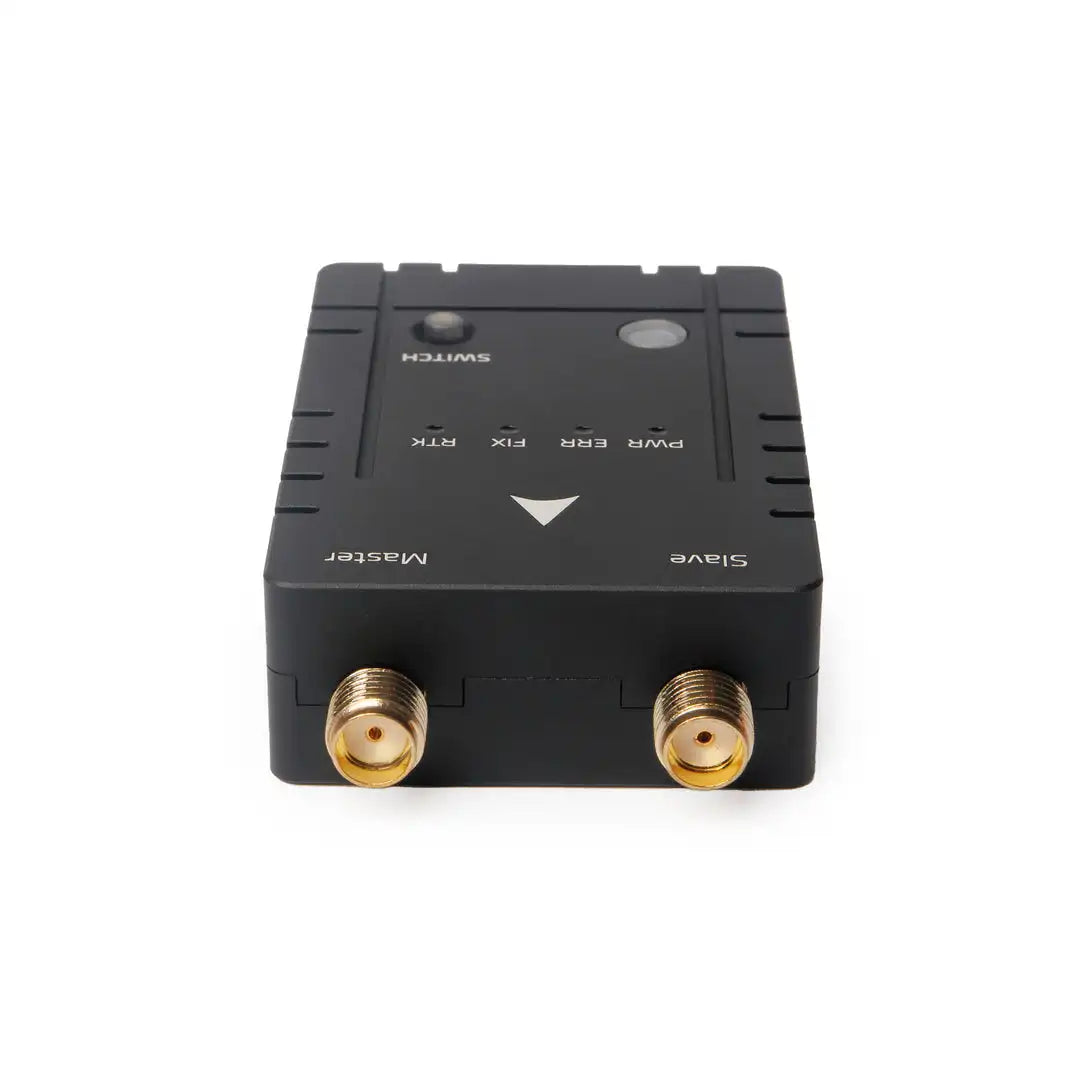 ANDRICOS Dual-Antenna RTK GNSS Module — Holybro H-RTK Unicore UM982 with Moving Baseline Yaw, Helical Antennas, USB-C, JST-GH Cables & Autopilot Integration