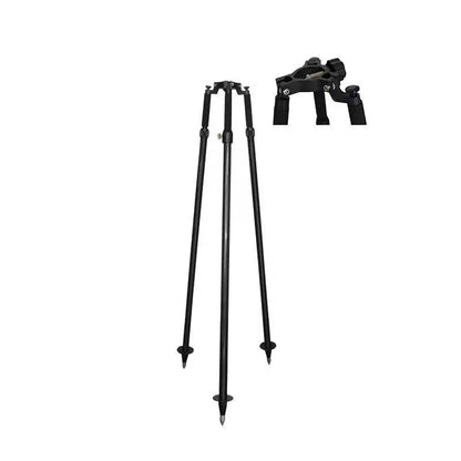 ANDRICOS Survey Pole Support Holder — Aluminium Two-Leg / Three-Leg Support for RTK, GPS, Prism Rods & Field Measuring Poles