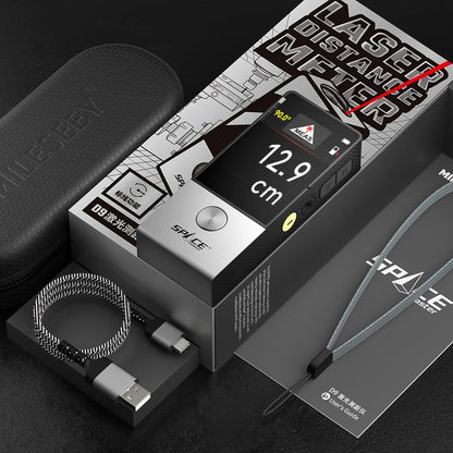 ANDRICOS Bluetooth Laser Distance Meter — MiLESEEY D9 100M Rechargeable Laser Measure with Visual Alignment, CAD Workflow Support & Digital Measuring