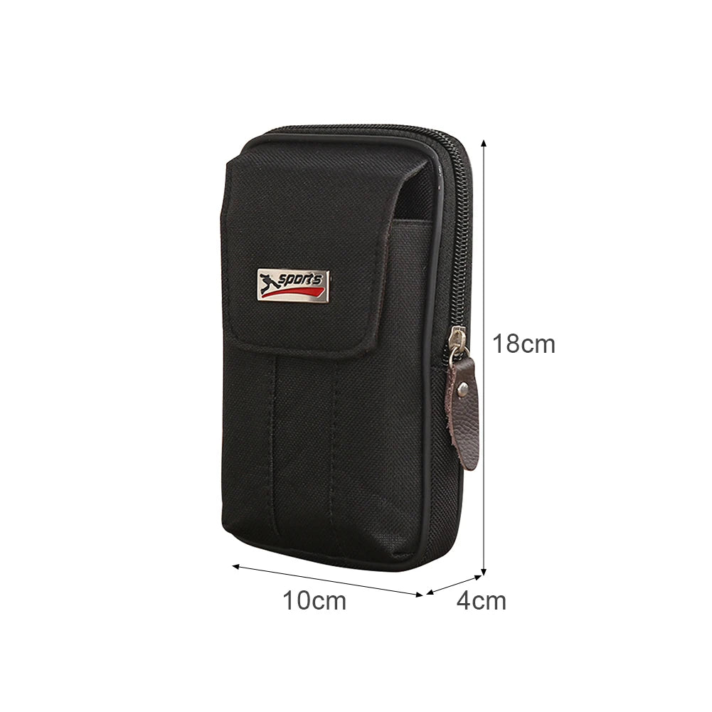 ANDRICOS Compact MOLLE Field Pouch — APWIKOGER Nylon EDC Belt Bag for Phone, Coins, Tools, Cables & Outdoor Carry