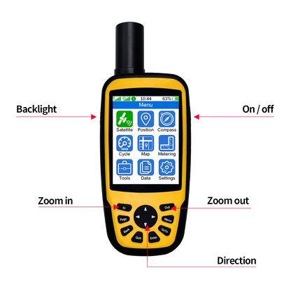 ANDRICOS H60 RTK GNSS Receiver — 1408-Channel Survey & Agricultural Mapping Terminal with 4G CORS, WiFi, Bluetooth, 3.2in Screen, 5000mAh Battery & Centimetre-Level Accuracy
