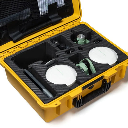 ANDRICOS E1 RTK GNSS Receiver Set — 1408-Channel Base & Rover Survey System with 60° IMU Tilt, IP68 Housing, Multi-Constellation GNSS & Internal Radio