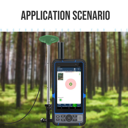 ANDRICOS Rugged GNSS Field Data Collector — HUGEROCK G60N Android Handheld PDA with 5.5in Sunlight Screen, 8GB RAM, 128GB Storage, 9000mAh Battery & RTK Mapping Workflow Support