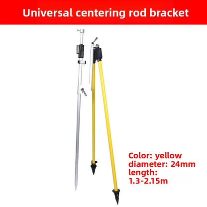 ANDRICOS Survey Pole Support Holder — Aluminium Two-Leg / Three-Leg Support for RTK, GPS, Prism Rods & Field Measuring Poles