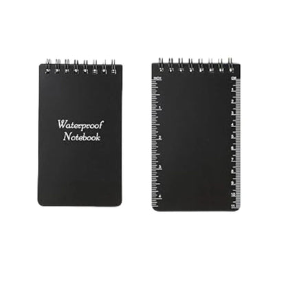 ANDRICOS Waterproof Pocket Field Notebook — 3x5 Inch Spiral Outdoor Notepad with Lined Pages, Stone Paper Sheets & Compact Site Recording Design