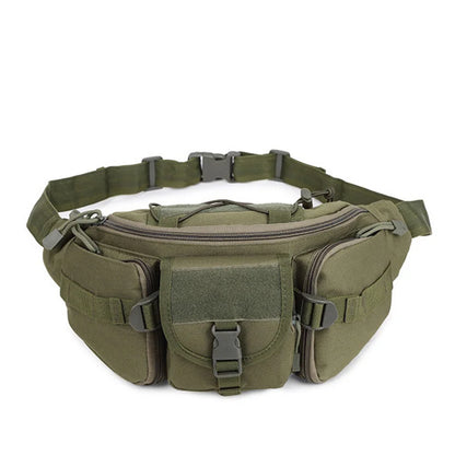 ANDRICOS Compact Field Waist Pack — Nylon MOLLE Utility Belt Pouch for Phone, Tools, Cables, Travel, Hiking & Outdoor Carry