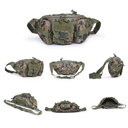 ANDRICOS Compact Field Waist Pack — Nylon MOLLE Utility Belt Pouch for Phone, Tools, Cables, Travel, Hiking & Outdoor Carry