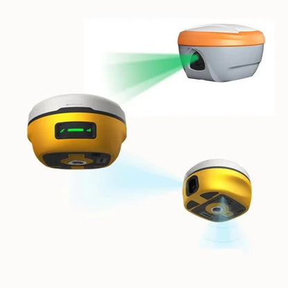 ANDRICOS Laser RTK GNSS Receiver — Multi-Frequency Dual Camera GIS Mapping Receiver with IP68 Rating, Tilt Correction, 4G/WiFi/Bluetooth & Centimetre-Level Positioning