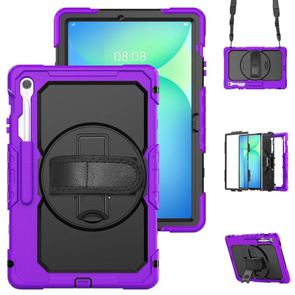 ANDRICOS Rugged Tablet Field Case — Shockproof Hand Strap & Shoulder Strap Cover Compatible with Samsung Galaxy Tab S10 FE, S10 FE+ & Tab S9