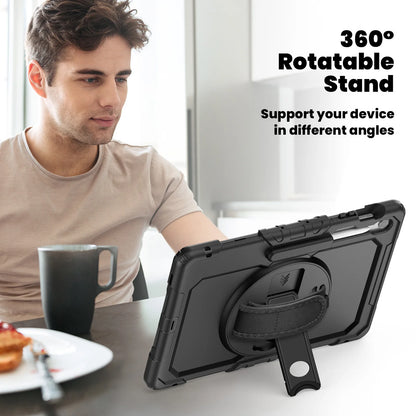 ANDRICOS Rugged Tablet Field Case — Shockproof Hand Strap & Shoulder Strap Cover Compatible with Samsung Galaxy Tab S10 FE, S10 FE+ & Tab S9