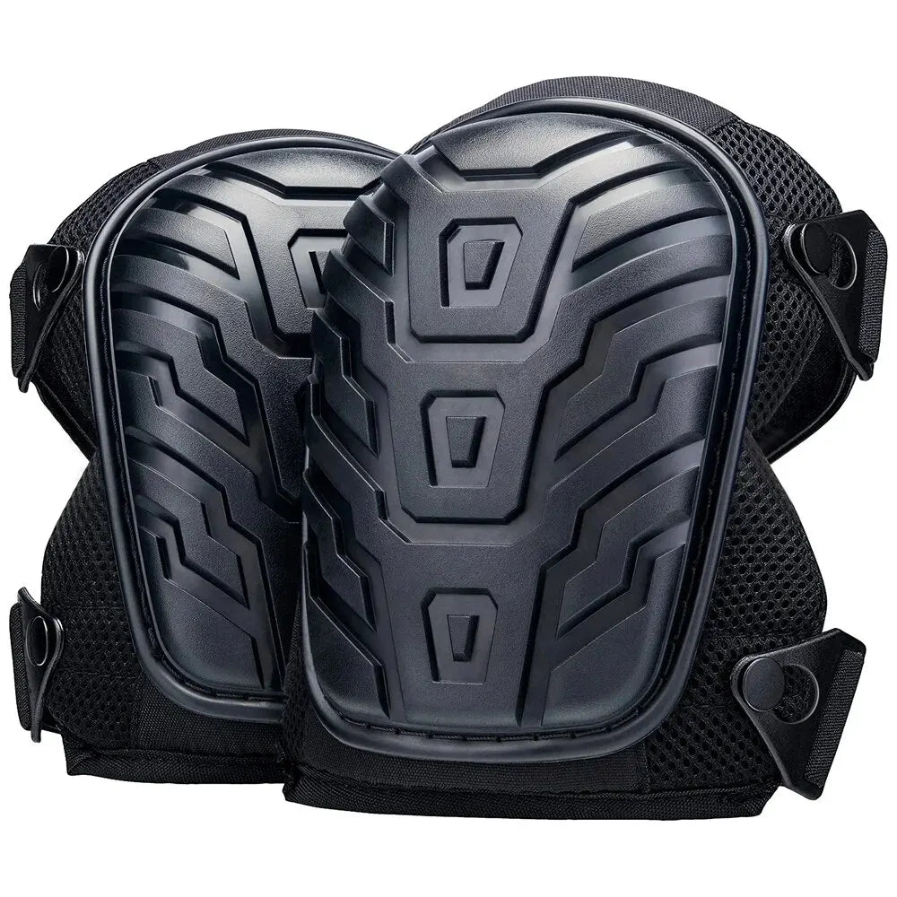 ANDRICOS Heavy-Duty Gel Knee Pads — EVA Foam Kneeling Support with Hard Shell, Adjustable Straps & Comfort Cushion for Fieldwork, Gardening & Site Tasks