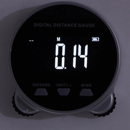 ANDRICOS Digital Rolling Tape Measure — Aramox Rechargeable Electronic Roller Ruler with LCD Display, 199.999M Range, Type-C Charging & Curve Measurement
