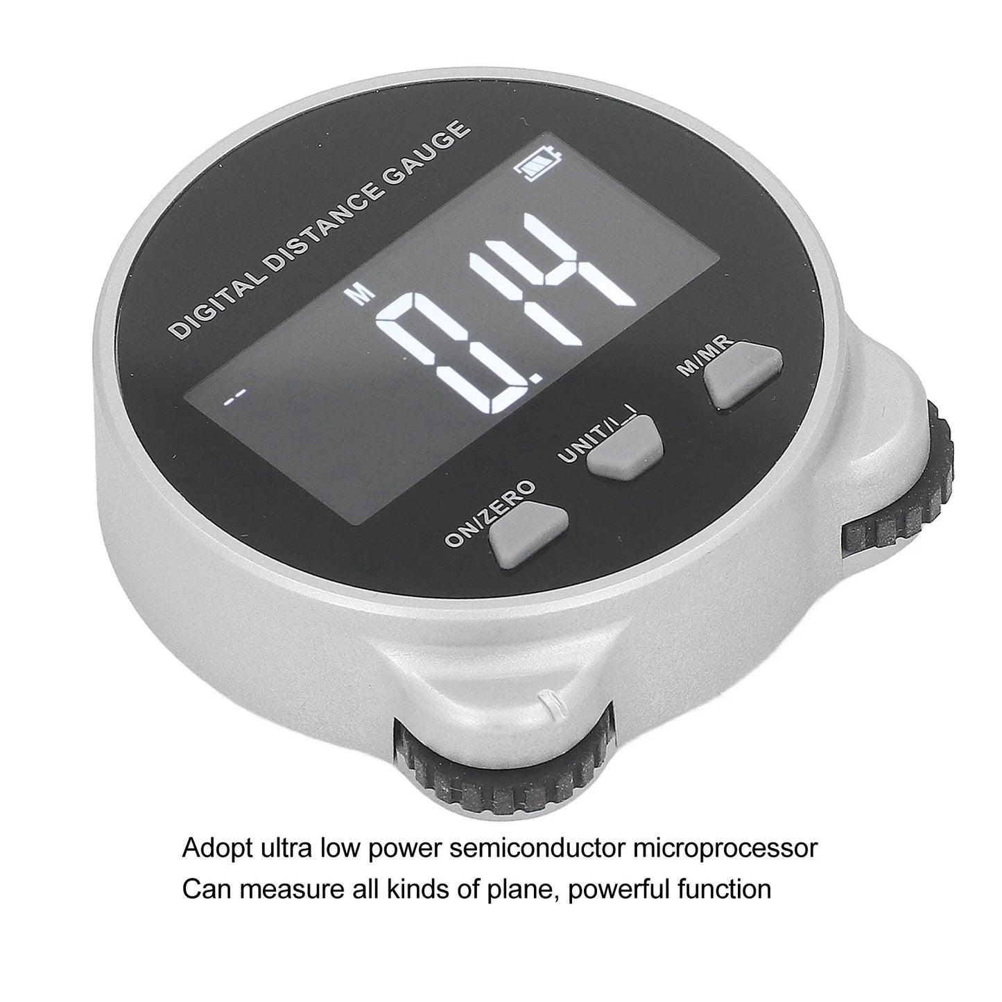 ANDRICOS Digital Rolling Tape Measure — Aramox Rechargeable Electronic Roller Ruler with LCD Display, 199.999M Range, Type-C Charging & Curve Measurement