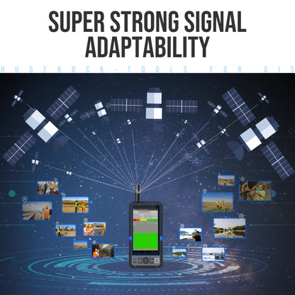 ANDRICOS Rugged GNSS Field Data Collector — HUGEROCK G60N Android Handheld PDA with 5.5in Sunlight Screen, 8GB RAM, 128GB Storage, 9000mAh Battery & RTK Mapping Workflow Support