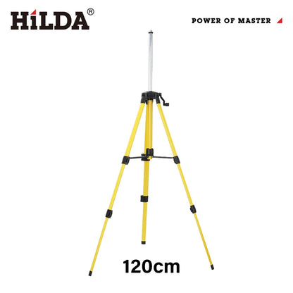 ANDRICOS Laser Level Tripod — HILDA 1.2M/1.5M Adjustable Ferroalloy Stand with 5/8 Inch Mount for Laser Levels, Cameras & Field Setup