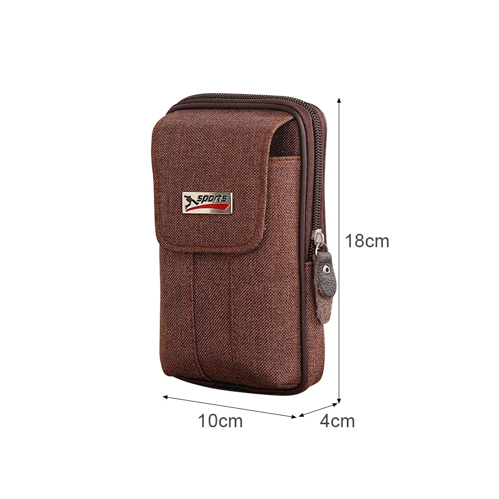 ANDRICOS Compact MOLLE Field Pouch — APWIKOGER Nylon EDC Belt Bag for Phone, Coins, Tools, Cables & Outdoor Carry