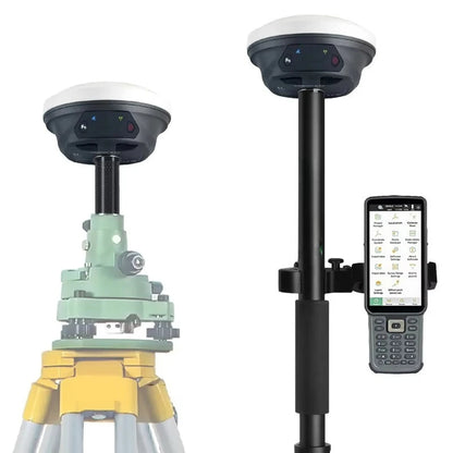 ANDRICOS E1 RTK GNSS Receiver Set — 1408-Channel Base & Rover Survey System with 60° IMU Tilt, IP68 Housing, Multi-Constellation GNSS & Internal Radio