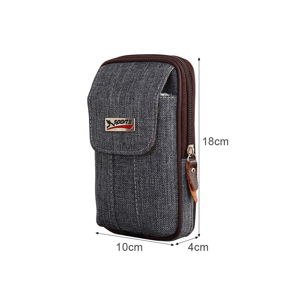 ANDRICOS Compact MOLLE Field Pouch — APWIKOGER Nylon EDC Belt Bag for Phone, Coins, Tools, Cables & Outdoor Carry