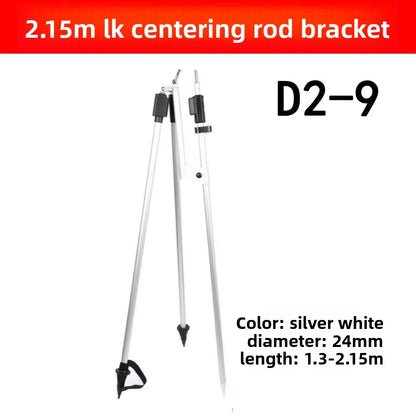ANDRICOS Survey Pole Support Holder — Aluminium Two-Leg / Three-Leg Support for RTK, GPS, Prism Rods & Field Measuring Poles