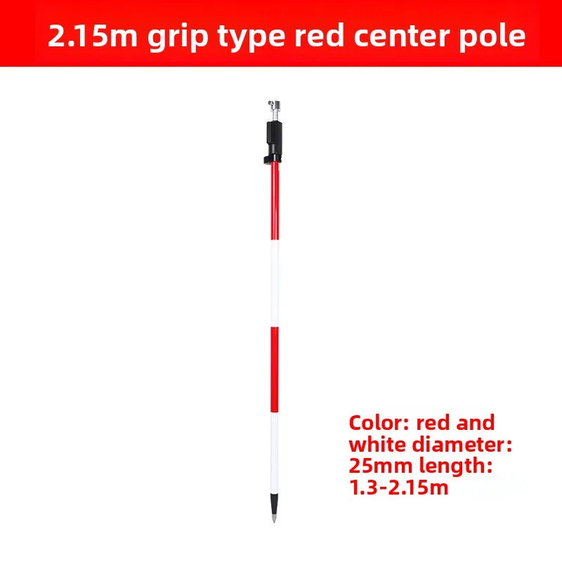 ANDRICOS Survey Pole Support Holder — Aluminium Two-Leg / Three-Leg Support for RTK, GPS, Prism Rods & Field Measuring Poles