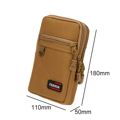 ANDRICOS Compact MOLLE Field Pouch — APWIKOGER Nylon EDC Belt Bag for Phone, Coins, Tools, Cables & Outdoor Carry
