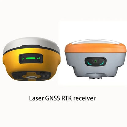 ANDRICOS Laser RTK GNSS Receiver — Multi-Frequency Dual Camera GIS Mapping Receiver with IP68 Rating, Tilt Correction, 4G/WiFi/Bluetooth & Centimetre-Level Positioning