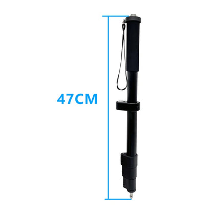 ANDRICOS Telescopic RTK Survey Pole — 47–150cm Aluminium Alloy Lightweight Centering Rod for GNSS Receivers, Survey Accessories & Field Positioning