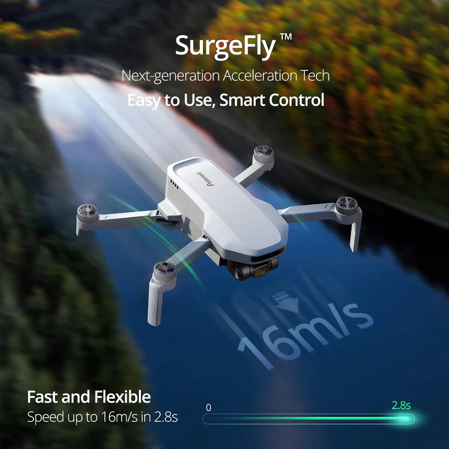 ANDRICOS Entry Field Imaging Drone — Potensic ATOM SE Under 249g GPS 4K Camera Drone with Auto Return, EIS Stabilisation, 4KM Transmission, Follow Me & Waypoint Flight