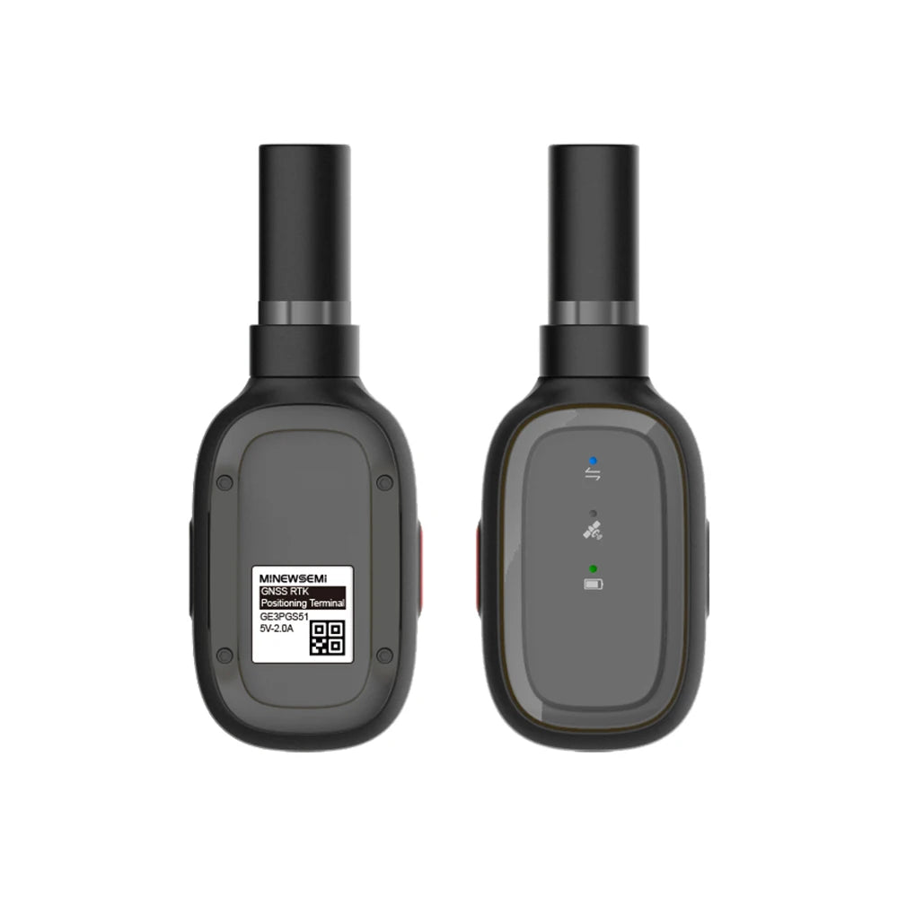 ANDRICOS Dual-Band GNSS Handheld Terminal — Minewsemi GE3PGS51 L1/L5 Positioning Device with RTK Engine Support, IP67 Housing, Bluetooth & Optional 4G