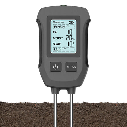 ANDRICOS Digital Soil Tester — INSOMA 3-in-1 LCD Soil Meter for pH, Moisture & Temperature with Backlight for Field, Garden & Environmental Checks