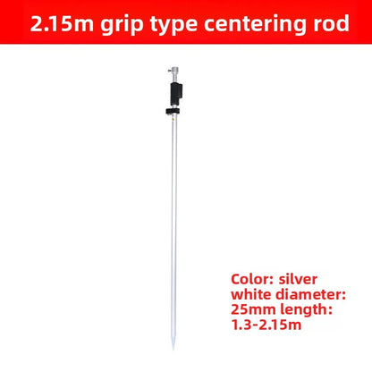 ANDRICOS Survey Pole Support Holder — Aluminium Two-Leg / Three-Leg Support for RTK, GPS, Prism Rods & Field Measuring Poles