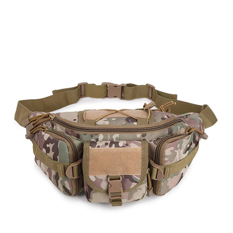 ANDRICOS Compact Field Waist Pack — Nylon MOLLE Utility Belt Pouch for Phone, Tools, Cables, Travel, Hiking & Outdoor Carry