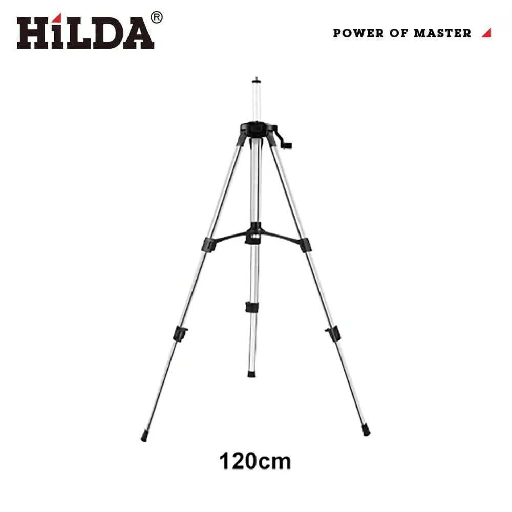 ANDRICOS Laser Level Tripod — HILDA 1.2M/1.5M Adjustable Ferroalloy Stand with 5/8 Inch Mount for Laser Levels, Cameras & Field Setup
