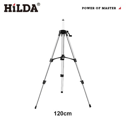 ANDRICOS Laser Level Tripod — HILDA 1.2M/1.5M Adjustable Ferroalloy Stand with 5/8 Inch Mount for Laser Levels, Cameras & Field Setup