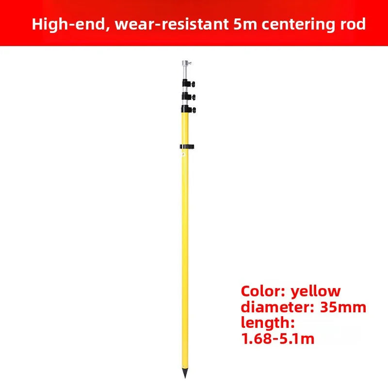 ANDRICOS Survey Pole Support Holder — Aluminium Two-Leg / Three-Leg Support for RTK, GPS, Prism Rods & Field Measuring Poles