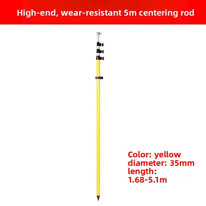 ANDRICOS Survey Pole Support Holder — Aluminium Two-Leg / Three-Leg Support for RTK, GPS, Prism Rods & Field Measuring Poles