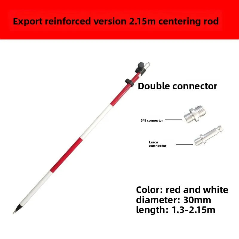 ANDRICOS Survey Pole Support Holder — Aluminium Two-Leg / Three-Leg Support for RTK, GPS, Prism Rods & Field Measuring Poles