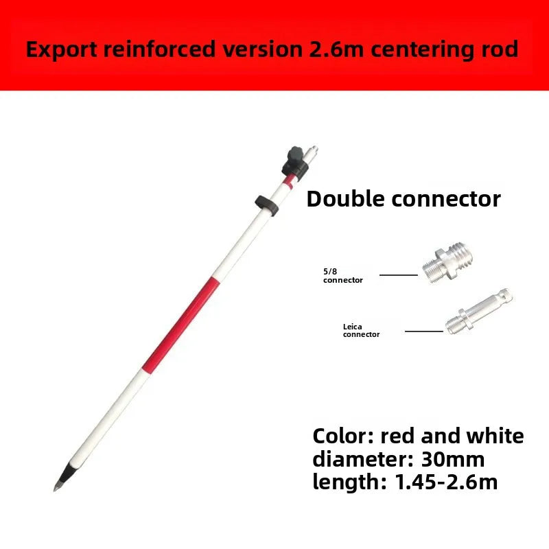 ANDRICOS Survey Pole Support Holder — Aluminium Two-Leg / Three-Leg Support for RTK, GPS, Prism Rods & Field Measuring Poles