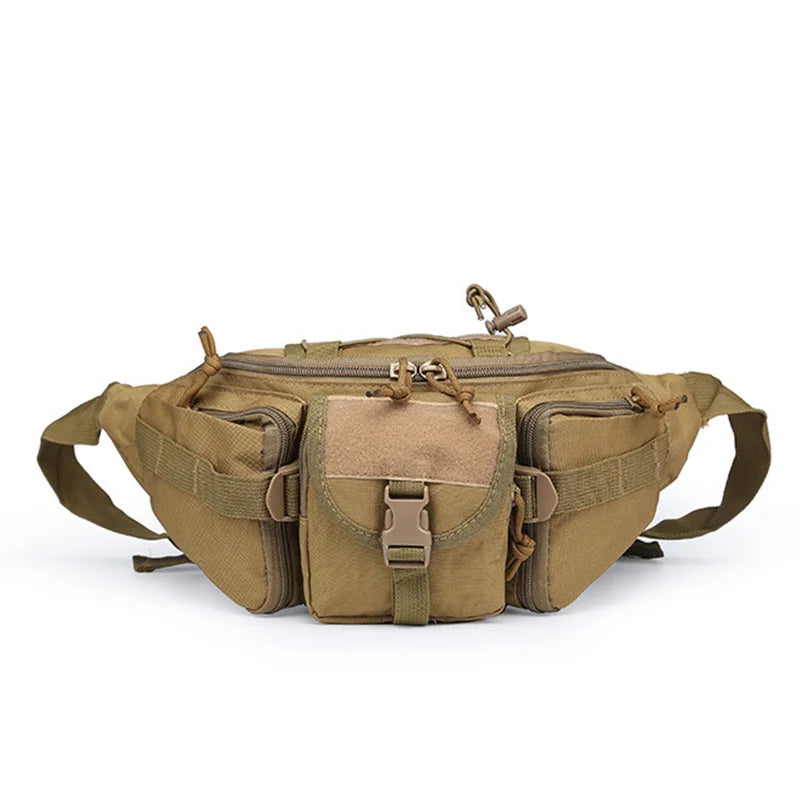 ANDRICOS Compact Field Waist Pack — Nylon MOLLE Utility Belt Pouch for Phone, Tools, Cables, Travel, Hiking & Outdoor Carry