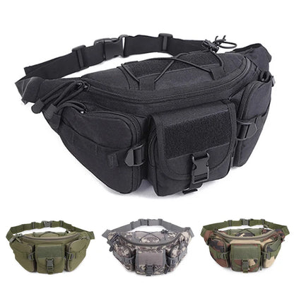 ANDRICOS Compact Field Waist Pack — Nylon MOLLE Utility Belt Pouch for Phone, Tools, Cables, Travel, Hiking & Outdoor Carry