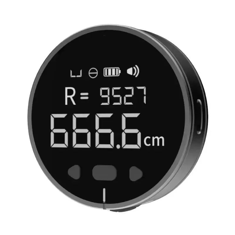 ANDRICOS Digital Field Ruler — DUKA ATuMan Little Q Rechargeable 99M Electronic Measuring Tool with LCD Display, 8 Functions & Compact Aluminium Body