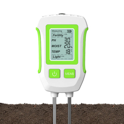 ANDRICOS Digital Soil Tester — INSOMA 3-in-1 LCD Soil Meter for pH, Moisture & Temperature with Backlight for Field, Garden & Environmental Checks