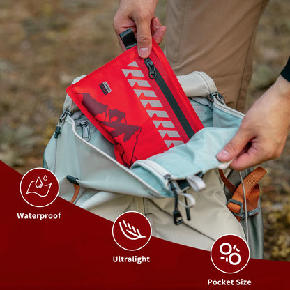 ANDRICOS Compact First Aid Kit — RHINO RESCUE 105-Piece Waterproof Travel Medical Kit for Fieldwork, Hiking, Camping, Cycling, Vehicles & Outdoor Carry