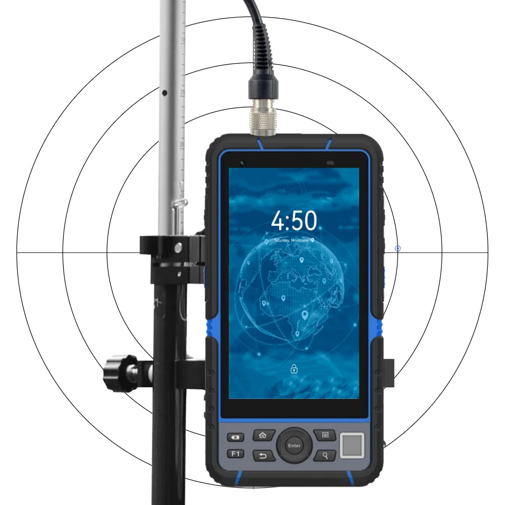 ANDRICOS Rugged GNSS Field Data Collector — HUGEROCK G60N Android Handheld PDA with 5.5in Sunlight Screen, 8GB RAM, 128GB Storage, 9000mAh Battery & RTK Mapping Workflow Support
