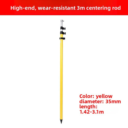 ANDRICOS Survey Pole Support Holder — Aluminium Two-Leg / Three-Leg Support for RTK, GPS, Prism Rods & Field Measuring Poles