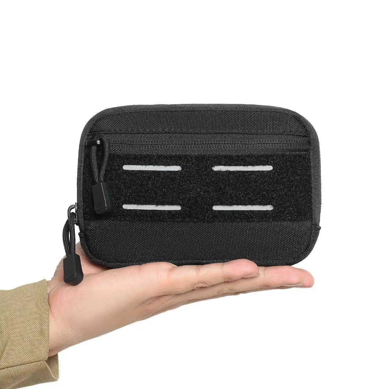 ANDRICOS Compact Field Utility Pouch — MOLLE Admin Bag with Nylon Build, Internal Organiser, Reflective Detail & Field Carry System