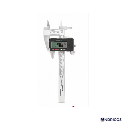 ANDRICOS Stainless Steel Digital Caliper — 150mm / 6 Inch Electronic Vernier Gauge with LCD Display, Depth Ruler & Internal/External Measurement